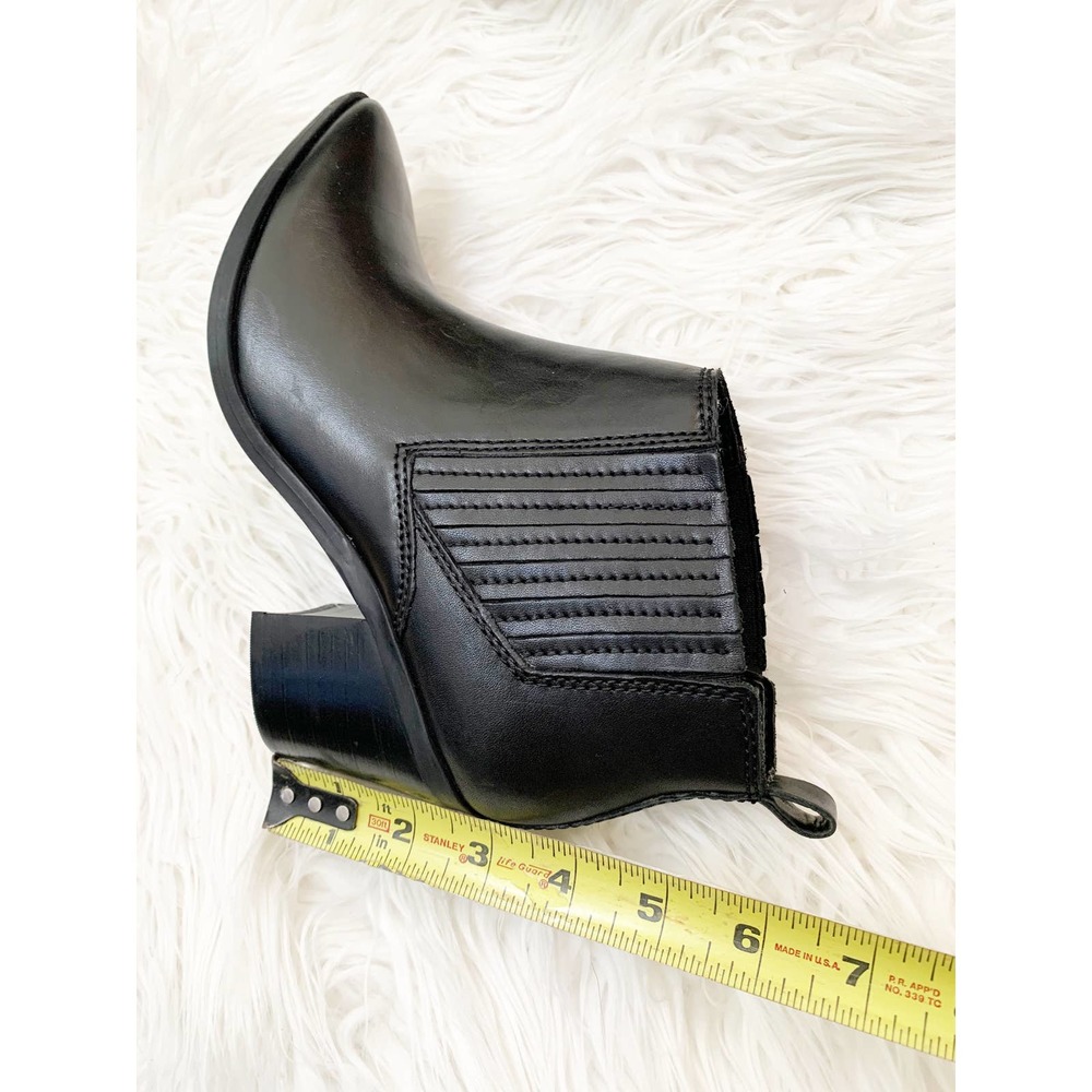 Marc Fisher Black Eilise Bootie 6 - Picture 11 of 11